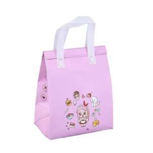 Sac d'isolation en film d'aluminium non tissé en gros, sac d'emballage pour la restauration, sac de livraison portable avec logo personnalisé imprimé - Product Image 1