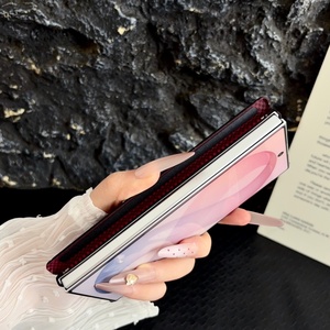 เคสโทรศัพท์แม่เหล็กเนื้อคาร์บอนไฟเบอร์สุดหรูสำหรับ Samsung Z Fold 8 Ultra พร้อม 360 องศา °   ขาตั้งวงแหวนโลหะ ฝาครอบกันกระแทกพีซีแบบบาง - Product Image 3
