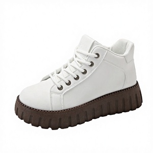 Nouvelles Chaussures de Marche Automne/Hiver/Printemps, Nouveau Design Tendance, Lacets, Décontractées pour Femmes, Plateforme - Product Image 2