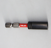 Porte-embouts magnétique robuste à tige hexagonale de 1/4 po avec guide-vis, pour visseuse à chocs et perceuse électrique, qualité industrielle