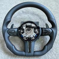 Volant de voiture en cuir pleine fleur modèle sport OEM Play and Pug pour BMW F10 F15 M3 M4 M5 F20 F21 F40 F52 F22 F30 F31 F34