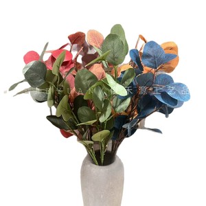 Junheyuan <b>Artificial</b> Eucalyptus Leaf Bouquet Single Branch <b>Flower</b> <b>Arrangement</b> Decorative Plant <b>For</b> Wedding Venue Ceiling - Product Image 5