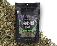 KAIYANGE Vente en gros de fragments de menthe verte brute, marque privée, thé à la menthe verte, Mentha Spicata L., feuilles de menthe séchées
