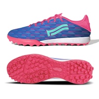 Chaussures de football personnalisées, tige synthétique violet foncé, semelle multi-clous antidérapante, crampons de football professionnels pour les sports d'hiver et d'été