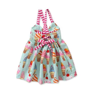 Okuahao — robes de princesse pour filles, en coton doux, avec bretelles, jupes d'été pour enfants