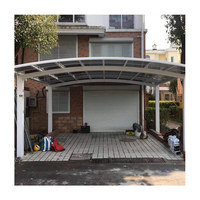 Grandes panneaux de toit en métal arqués, imperméables, pour garage de 3 voitures, avec protection UV et ignifuge, pour usage hôtelier