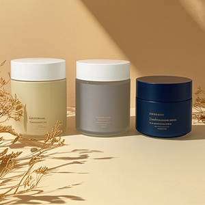 Custom Skincare Lipstick Glass Jars 5g-250g Matte Clear Frosted Screw <b>Cap</b> Lids for Face Cream & Serum - Product Image 2