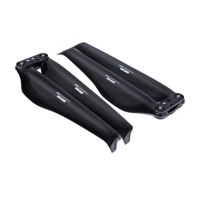 FLUXER 22.2X7.2IN n Best Quiet Aircraft Carbon Fiber Folding Propeller Drone Propeller for Endurance Flight