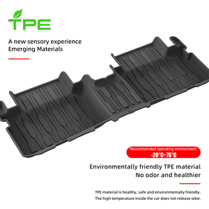 แผ่นรองพื้นรถยนต์ TPE กันน้ำ กันลื่น สำหรับรถยนต์โตโยต้า อแวนซ่า/เวโลซ/ไดฮัทสุ เซเนีย พวงมาลัยขวา ปี 2023 ไม่มีที่วางถังดับเพลิง - Product Image 4