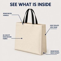 Sac cadeau réutilisable en non-tissé, imprimé floral, couleur personnalisée pour les poignées, écologique, logo personnalisé pour les cadeaux de mariage