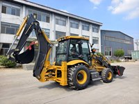 Nouvelle pelle rétrocaveuse diesel de type JCB, moteur CE EPA EURO V, 4x4, avec chargeur tracteur, excavatrice 4 roues motrices, à vendre