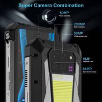 Unihertz Tank 3 Pro 5G 8849 16GB+512GB Projecteur Appareil photo 200MP Vision nocturne Batterie 23800mAh Écran 6,79 pouces Android 13 Téléphone Tank 3