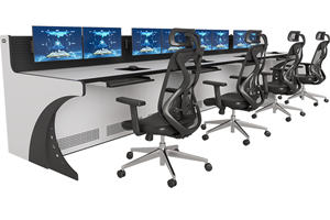 تصميم حديث ذكي للمراقبة مركز القيادة كونسول مكتب ومكتب متعدد الوسائط للمؤتمرات - Product Image 2