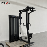 Machine à exercices réglable Mairuida en acier pour pectoraux et délipeurs dorsaux, pile de poids de 70 kg, poids maximal de l'utilisateur de 150 kg, pour l'entraînement de force des pectoraux et des épaules