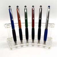 Stylo Gel Multifonctionnel Personnalisable avec Logo, Pointe 1,0 mm, Encre Noire et Bleue, Écologique, Rechargeable, Promotionnel, Nouveauté pour Écran Tactile