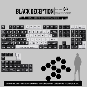 Teclas PBT de Perfil OEM, 132 Teclas, Sublimación de Tinta en 5 Lados, Patrón Personalizado, Stock de Fábrica para Teclado Mecánico de PC para Juegos - Product Image 6