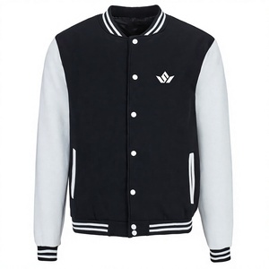 Chaqueta Urbana Casual para Hombre, Estilo Letterman, Ecológica, Moderna, Cómoda, Perfecta para Viajes, Uso Diario, Estilo Urbano - Product Image 1