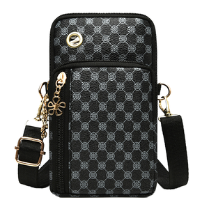 Women's Summer Geometric Fashionable Daily Work College <b>Small</b> Size New Innovation Business PU Zipper Crossbody <b>Backpack</b> - Product Image 1