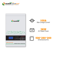 Bluesun solaire populaire Jamaïque Équateur maison complète 3kw kit de système d'énergie solaire système solaire pour maison tv et réfrigérateur