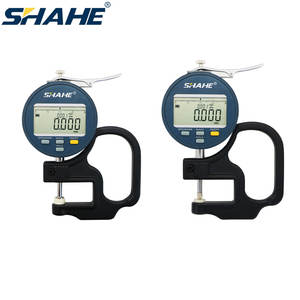 SHAHE 0-10mm Micrómetro digital Medidor de espesor digital de 0.001mm Herramientas de medición - Product Image 1