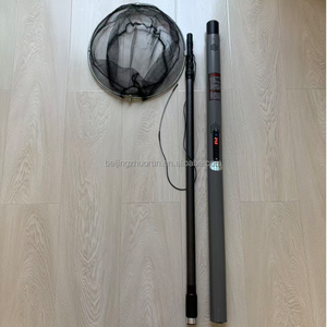 ZHUO RUN 4.2m 24v 9000W Filet de Pêche Télescopique Électrique Automatique Pliable en Alliage d'Aluminium Ultra-Léger pour la Pêche - Product Image 1