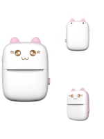 Imprimante thermique portable 2024, mini, pour photos en noir et blanc, USB, sans fil, pour enfants, vente chaude
