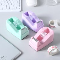 Distributeur de ruban adhésif couleur macaron, machine à ruban adhésif compacte, coupe-ruban créatif de bureau grande taille, approvisionnement direct transfrontalier