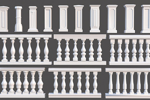 Modern Design Polyurethane Waterproof Balustrade <strong>Railing</strong> Decorative Baluster For Interior Decoration Homemax 2.4m Easy - Product Image 4