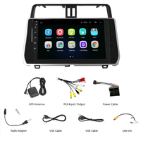 Autoradio Android 15 pour Toyota Prado 2018-2020, écran tactile OLED 1280x720, navigation GPS, CarPlay, Android Auto, lecteur multimédia