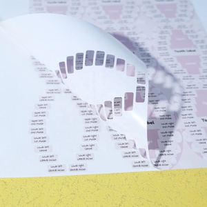 Impresión de Cajas Personalizadas, Etiquetas Creativas con Logotipo CMYK, Etiquetas Adhesivas de Papel Recubierto con Corte Troquelado y Holograma FSC para Libros y Cuadernos - Product Image 4