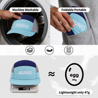 Casquette de sport réfléchissante haute visibilité, pliable, avec visière souple en EVA, pour course à pied, cyclisme et camping