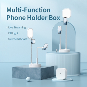 Anneau lumineux pliable avec support Télécommande LED Selfie Light pour téléphone Live Streaming <span class=keywords><strong>YouTube</strong></span> TikTok Enregistrement vidéo Maquillage - Product Image 2