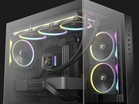 Gabinete para Juegos DeepCool CG330 Negro/Blanco, Torre Micro-ATX de 3120 mm, Ventiladores ARGB, Doble Cámara Panorámica, Acero SPCC, Vidrio Templado, USB 3.0
