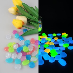 2cm Pierre lumineuse Jardin Fish Tank Paysage Pierre Décoration Horticole Cour Lumineuse Galet Sombre Pierre Lumineuse - Product Image 3