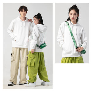 600 g/m² Maßgeschneiderter Superweicher Dicker Fleece-Hoodie für Damen in Übergröße, Einfarbig, Günstig im Großhandel für Herren - Product Image 3