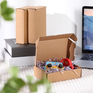 Qilery - Paquete de 100 <span class=keywords><strong>Cajas</strong></span> Rectangulares de Cartón para Envíos, <span class=keywords><strong>Cajas</strong></span> de Regalo de Cartón Corrugado Marrón, Embalaje para Envíos Postales Pequeños - Product Image 4