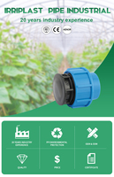 Vente directe usine : Bouchon d'extrémité anti-fuite pour raccords de tuyaux en PEHD, compatible OEM, pour l'irrigation agricole et l'alimentation en eau