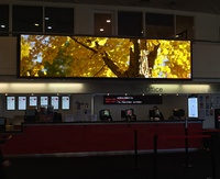 1920 Box Office LED panneau publicitaire affichage P1.538 LED mur vidéo haute visibilité écran LED commercial