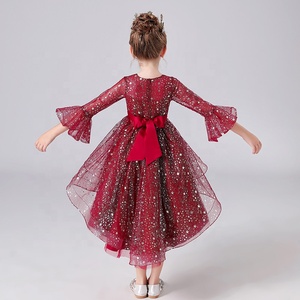 Girls Seasons Long Sleeve Princess <strong>Dress</strong> <strong>Plus</strong> <strong>Size</strong> Children's Party Gown - Product Image 5