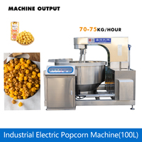 Ligne de production automatique de pop-corn |   Machine à Popcorn Commerciale au Gaz |   Prix d'usine à haut rendement
