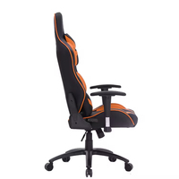 Chaise de jeu de course moderne de luxe en cuir PU, pivotante à 360 degrés, design ergonomique, accoudoirs réglables, soutien lombaire, haute qualité
