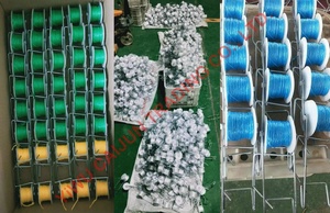 Kit <span class=keywords><strong>de</strong></span> treillis suspendu pour plantes grimpantes en <span class=keywords><strong>serre</strong></span>, avec crochet à rouleau pour tomates et 30 m <span class=keywords><strong>de</strong></span> ficelle pour le soutien des plantes <span class=keywords><strong>de</strong></span> <span class=keywords><strong>jardin</strong></span> - Product Image 6