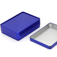 Boîtes carrées en fer blanc de qualité alimentaire pour chocolat, chewing-gum, thé, biscuits, bonbons, gâteaux – Fabricant chinois – Couleur unie personnalisable