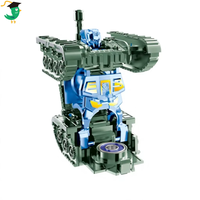 Juguete Robot Tanque Transformable 2 en 1 |   Mini Giroscopio Fidget, Juguete Antiestrés para Niños y Adultos
