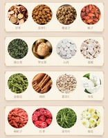 Thé aux herbes pour la fertilité masculine, mélange de 29 herbes naturelles, ginseng et polygonatum, 150g, boîte de 30 sachets