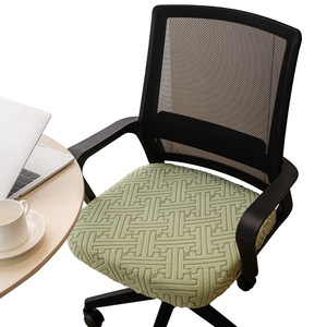 Fleece <b>Chair</b> Cover Geometric Pattern Non Slip Rectangle <b>Office</b> Seat Cushion Home Computer <b>Chair</b> Pad Zyh1101 - Product Image 1