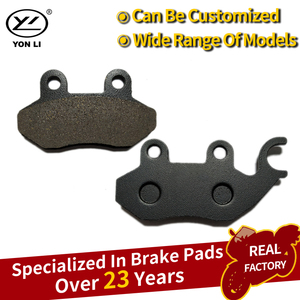 Pastiglie Freno Semi-Metalliche Senza Amianto YONGLI per Scooter <span class=keywords><strong>SYM</strong></span> <span class=keywords><strong>Fiddle</strong></span> <span class=keywords><strong>125</strong></span> Modello F039, Ricambio/Upgrade con 1 Anno di Garanzia - Product Image 3