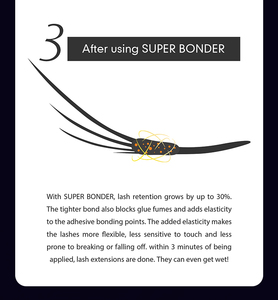 OEM Super Bonder Golle ayuda a acelerar el pegamento para pestañas, pegamento para extensión de pestañas solidificado para pestañas y herramientas - Product Image 3