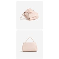 Nouveau sac à main uni avec nœud mignon pour jeunes filles, style simple et tendance, sac fourre-tout polyvalent pour le quotidien