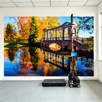 Máquina de Pintura UV Robótica para Paredes, Impresora Mural Vertical 3D Automática, Nueva Impresora UV de Cama Plana DX5/DX7/XP600